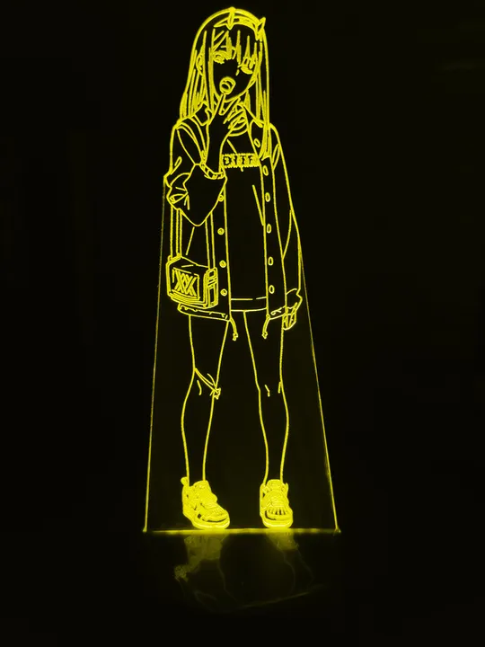 Акриловий світильник-нічник Зеро Ту 3 жовтий tty-n000824 Ціна