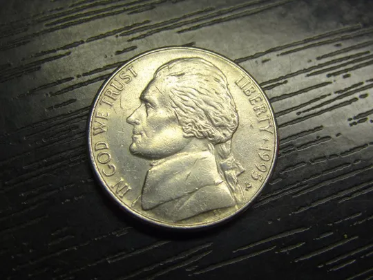 5 центів 1995 P США Ціна