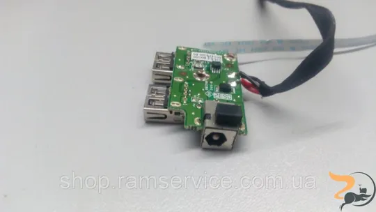 Роз'єм живлення + usb плата, для ноутбука Fujitsu Amilo Pi1536, 80GEP53000-B0, б/в Ціна