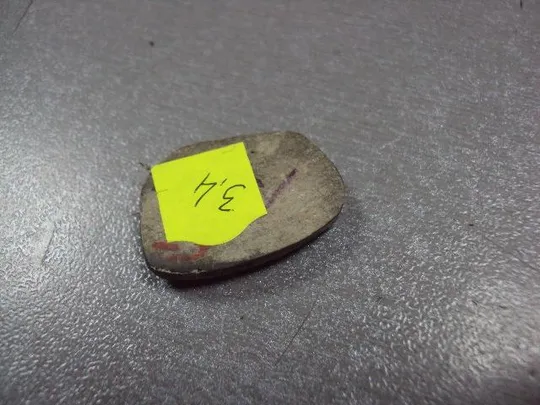 Камень хризоколл зелено-коричнвый на подложке для ювелирных изделий вес 3,4 г 5х25х17 мм №13264 Де купити