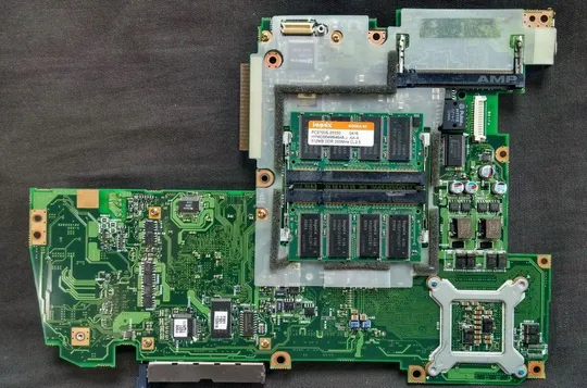 материнская плата от ноутбука с разъёмом Pga 479 + процессор Intel Pentium M + память 1Gb DDR2 Ціна