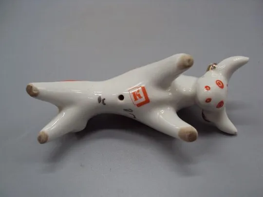 Фигура фарфор статуэтка миниатюра Киев бык бычок высота 5 см, длина 11 см №13751 Інтернет-аукціон