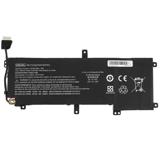 Батарея для ноутбука HP VS03XL (Envy 15-AS series) 11.4V 4100mAh 47Wh Black З аукціону