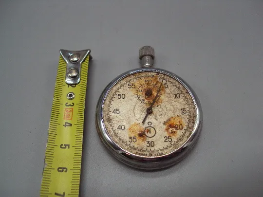 Сукундомер карманные часы ссср механизм 4282 не на ходу высота 5,8 см №15869 Ціна