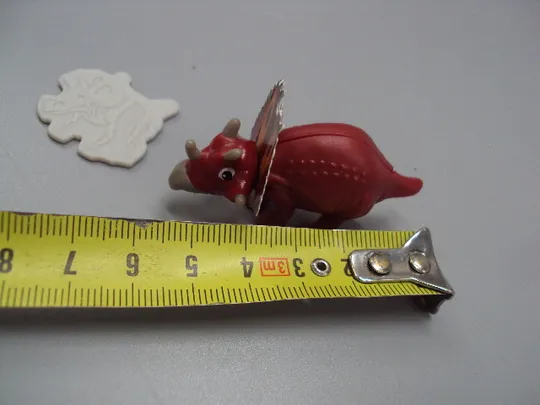 Фигурка киндер сюрприз VV224 Ferrero животные Трицератопс динозавр №18612л Де купити