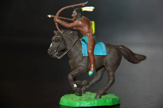 индеец лучник на коне BRITAINS 52-54мм З аукціону