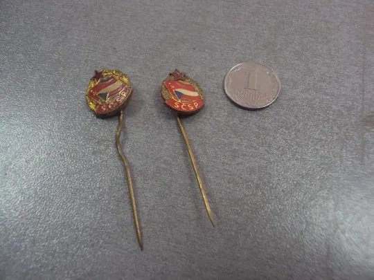 знак пионерия чсср флаг ссср лот 2 шт №6232 Ціна