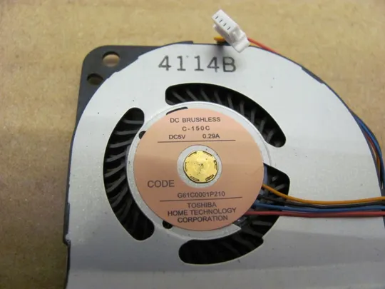 6-51 Вентилятор (кулер, FAN) G61C0001P210 для Toshiba Portege Z30 Z30-A Z30T Z30T-A оригінал З аукціону