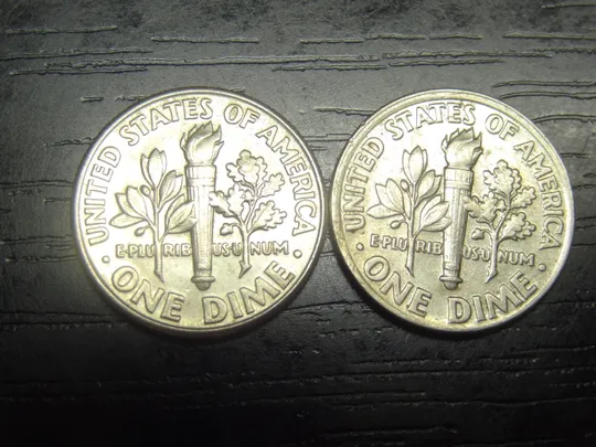 Купити 1 дайм 1993 США (два різновиди)