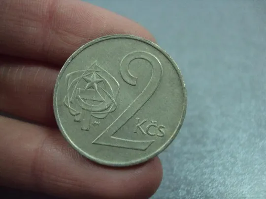 монета чехословакия 2 кроны 1980 №8867 Ціна
