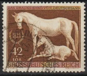 фото, 1944 - Рейх - Гонки в Мюнхені Mi.899 _2.70 € _гаш