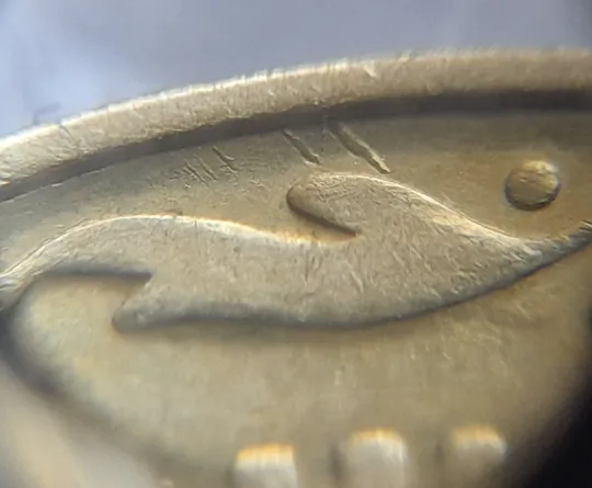 (4518) 50 копійок 1992 1БАм брак &quot;дві полоски&quot; на реверсі (50 копеек 1992 1БАм царапина штемпеля) Де купити