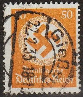 фото, 1934 - Рейх - Службова - Свастика 50 Мі.143 _5,0 €