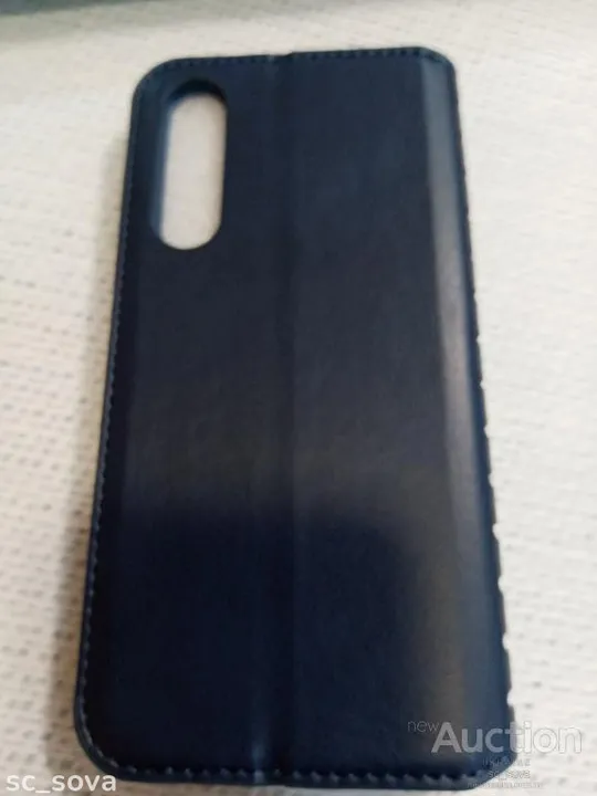Книжка чехол эко кожа Huawei P30 темно синий З аукціону
