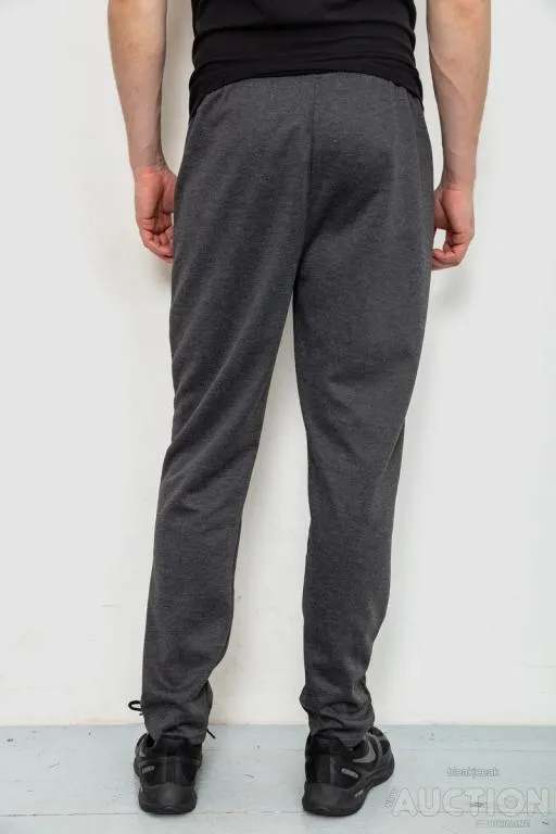 Спорт штаны мужские, цвет темно-серый, 244R41623 Продаж