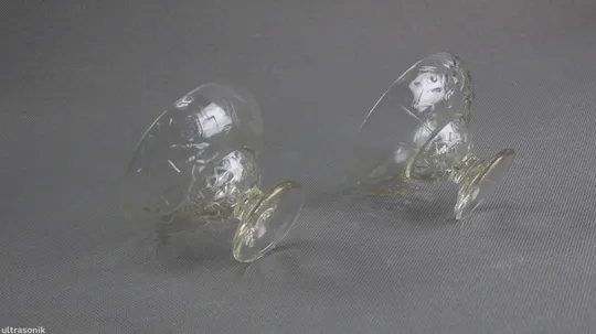 Вази креманки для десертів міні 2 шт прозоре радянське скло Вживане Недорого