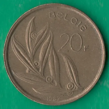 фото, 20 франків 1982 року Belgie [КВ]