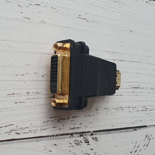 Адаптер перехідник Ugreen HDMI to DVI (24+5) 20123 / HDMI Male to DVI Female Adapter Чорний Продаж