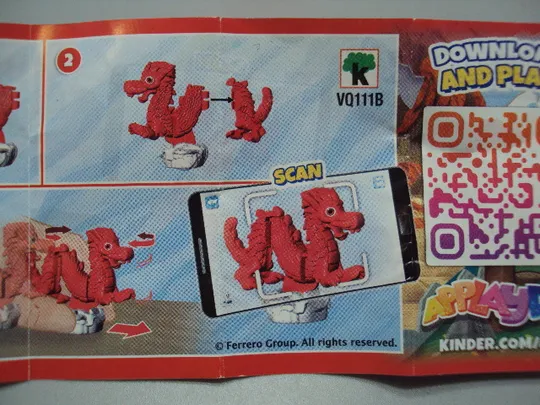 Купити Фигурка киндер сюрприз VQ111B Ferrero дракон едет №18615л