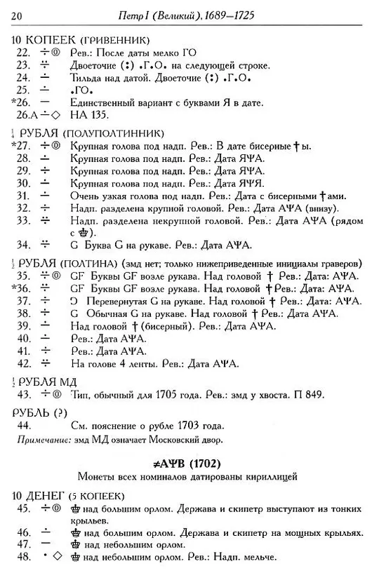 Серебряные монеты России 1682-1801 гг - Северин Г. - *.pdf З аукціону