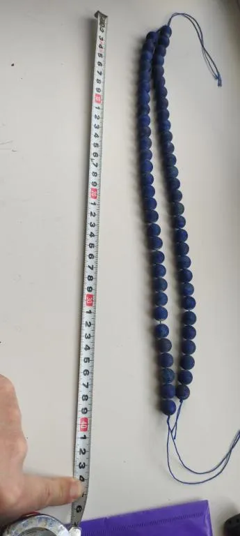2 нити для изготовления украшений, камень лазурит, большие бусины ft236. Продаж