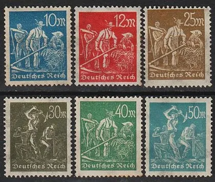 фото, 1922 - Німеччина - Стандарт - Працівники Mi.239-45 *