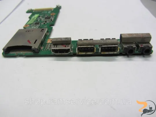 Роз’єми audio, USB, Cardreader, HDMI для ноутбука UL50, 60-nwuio1000-c02, Б/В, в хорошому стані, без Ціна