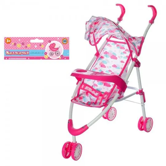 Коляска для куклы Metr Plus M-5828 48х53х24 см Ціна