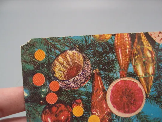 Открытка С Новым годом! елочные игрушки художник И. Дергилев 1974 год №16288 З аукціону