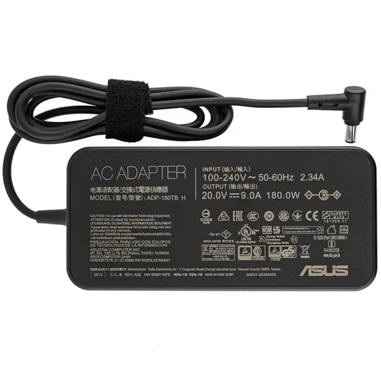 Блок живлення для ноутбука ASUS 20V, 9A, 180W, 6.0*3.7мм-PIN, black, OVALE З аукціону