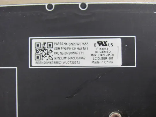 40-9 клавіатура 5N20W67771  для Lenovo ThinkPad L14 Gen2 оригінал Де купити