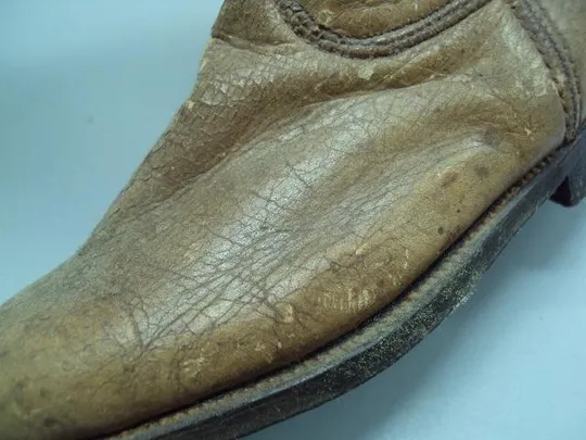 Сапог подставка для ручек карандашница 1929 г. подарок председателю Артели натуральная кожа №13957 З аукціону