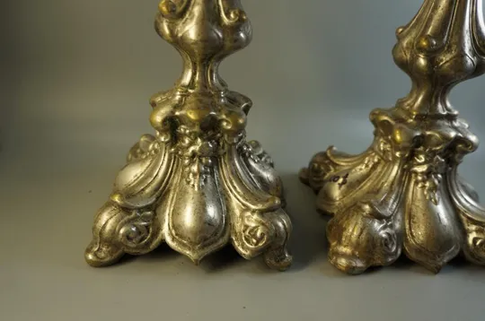 Подсвечники пара подсвечник высота 26-27 см лот 2 шт №10628 З аукціону