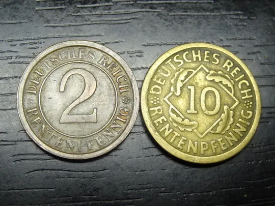 Купити Монети Німеччини 1923 A (Веймарська республіка - рентенмарка)