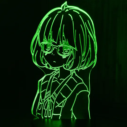 Акриловий світильник-нічник Мірай Куріяма зелений tty-n001648 Ціна