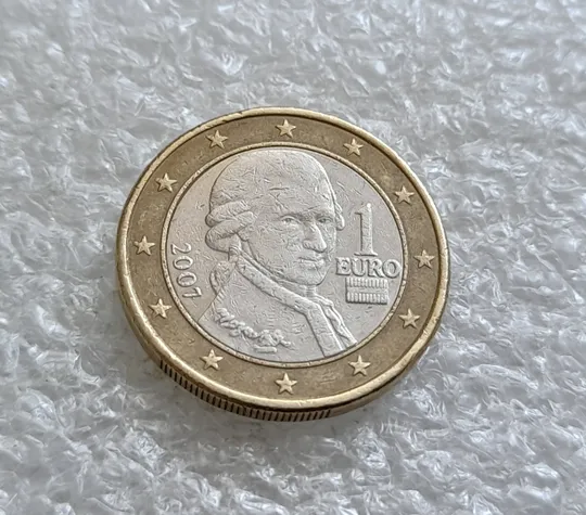(2247) 1 євро 2007 Австрія (1 евро 2007 Австрия) Ціна