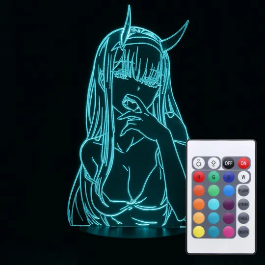 Акриловий світильник-нічник з пультом 16 кольорів Зеро Ту 2 tty-n000349 Ціна