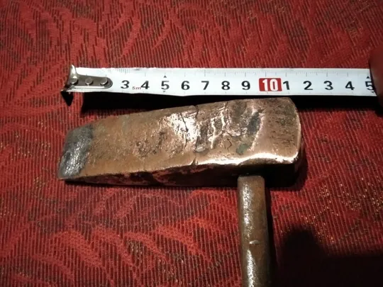 Паяльник для радіаторів. Паяльник медный ручной под паяльную лампу 765 грамм.Медь. З аукціону