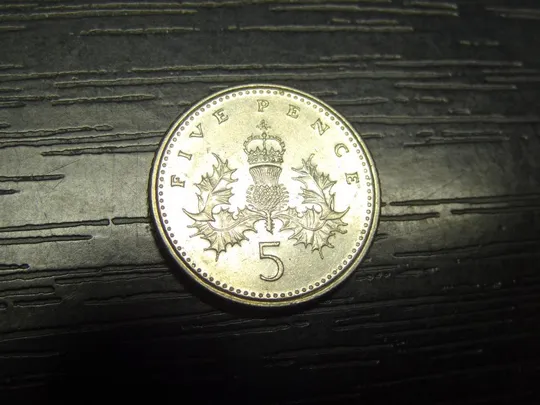 5 пенсів 2002 Британія Ціна