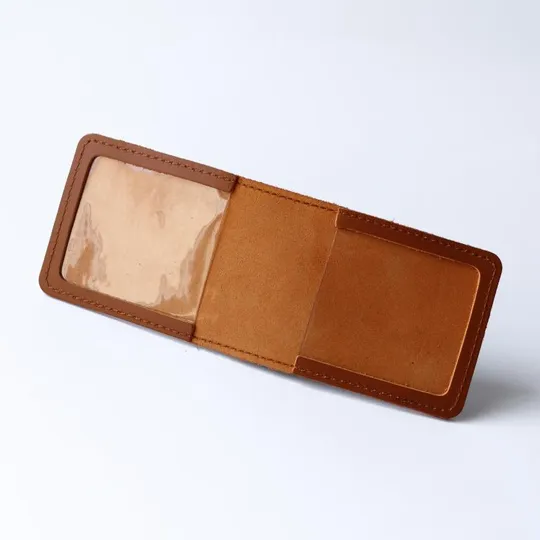 Купити Обкладинка "Учасник бойових дій", коричнева з посрібленням.