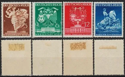 фото, 1941 - Рейх - Весняний ярмарок у Відні Mi.768-71 _3,0 € *