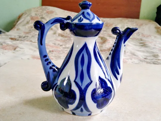 Чайник заварювальний стара радянська порцеляна Кисловодськ Вживане 0,5л З аукціону