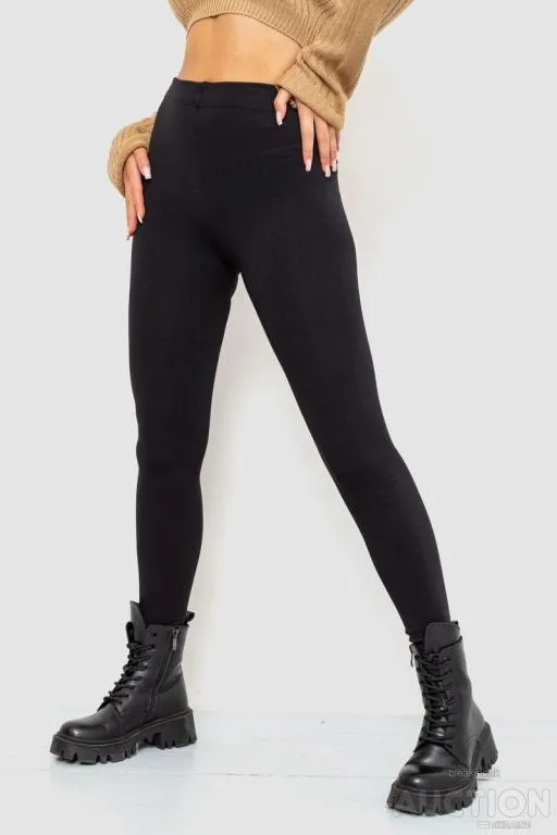 Лосины на флисе 1800D, цвет черный, 139R869 Продаж