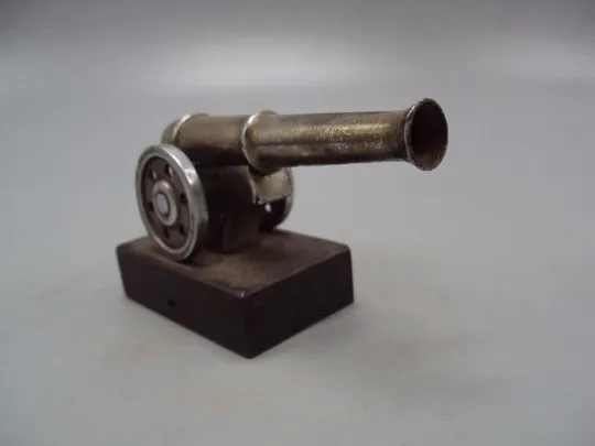 Купити Фигура металл статуэтка пушка на подставке высота 5,7 см, длина 10 см №14007