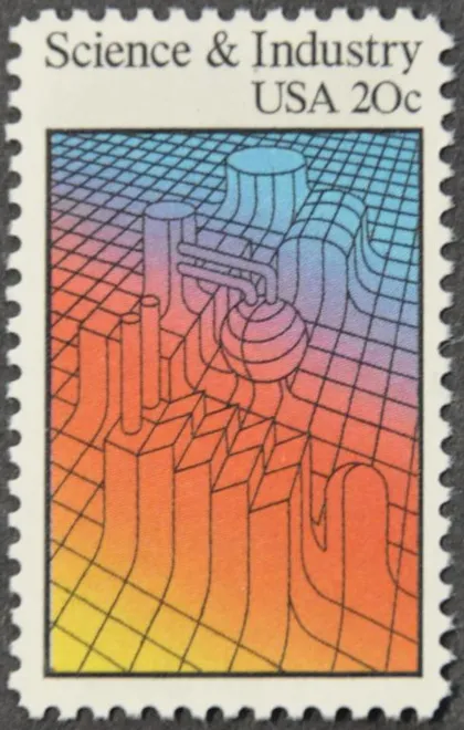 фото, США Sc# 2031 MNH Наука и Индустрия