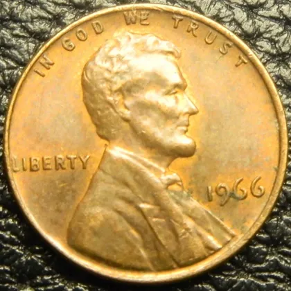фото, 1 цент 1966 США