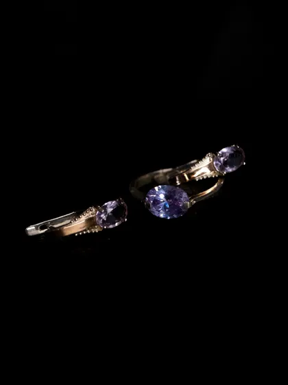 фото, Комплект з срібла 925 проби зі вставкою з л.аметисту