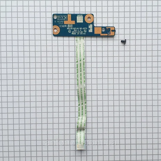 Купити Плата / кнопка включення Lenovo G50-30 / NBX00019V00 NS-A273 зі шлейфом для ноутбука оригінал з розборки