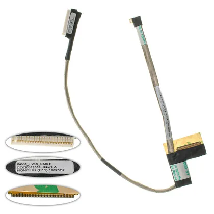 фото, Шлейф матриці для ноутбука TOSHIBA (NB250, NB255), LED, роз'єм під камеру (DC020013510)