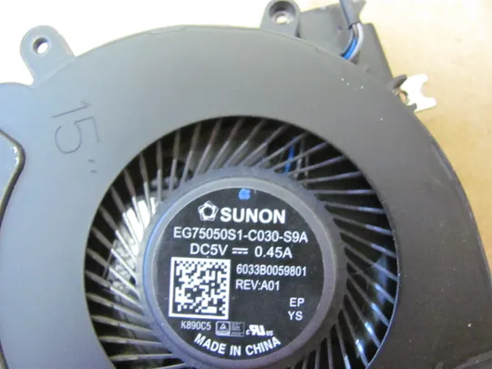 номер1015-5 Вентилятор кулер FAN 6033B0059801  для HP EliteBook 755 G5 850 G5 Zbook 15U G5 оригінал З аукціону